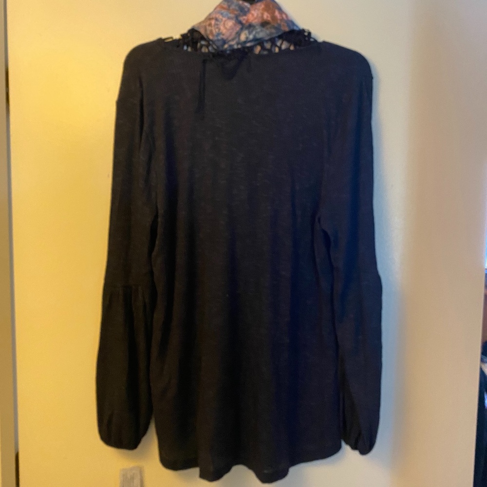 Style & Co 2 Piece Sweater NWT Sz XL Navy - Picture 3 of 5